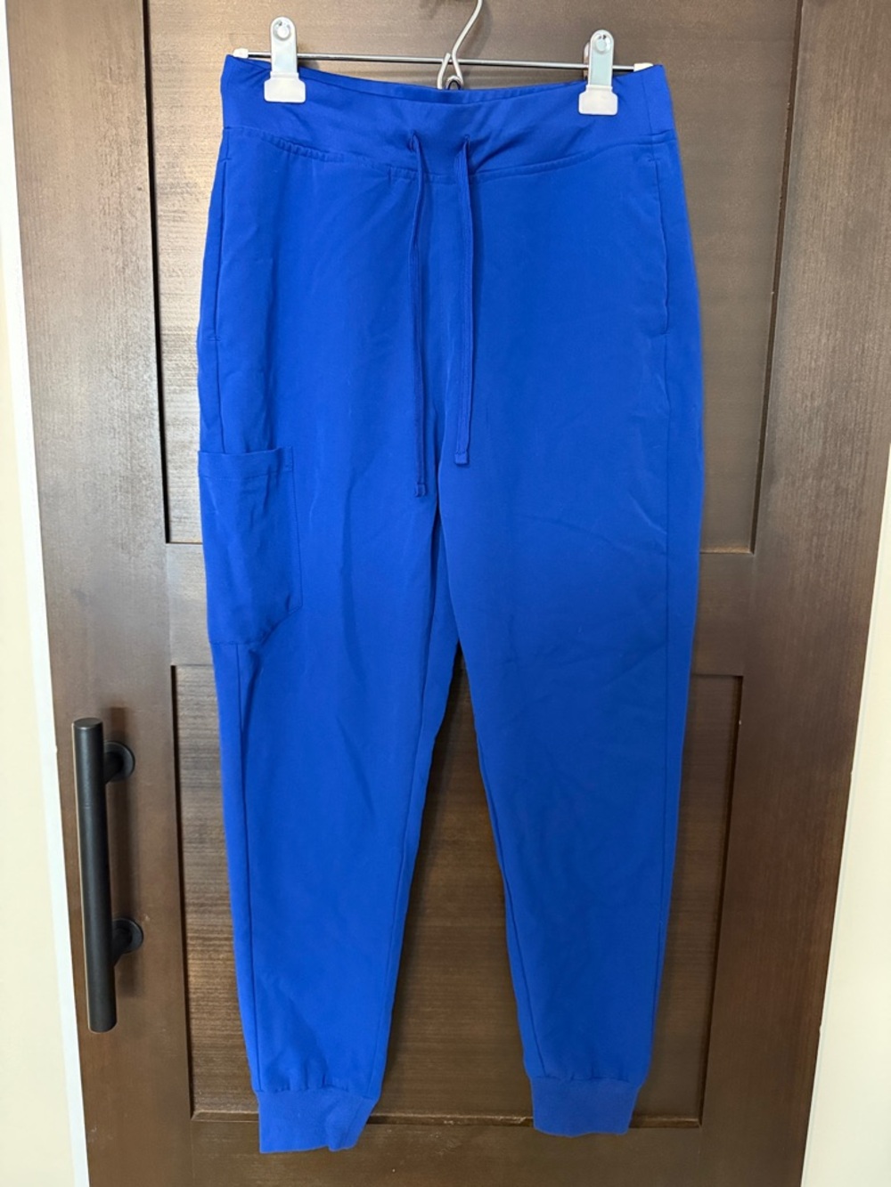 Women's Royal Blue Drawstring Jogger Scrub Pants